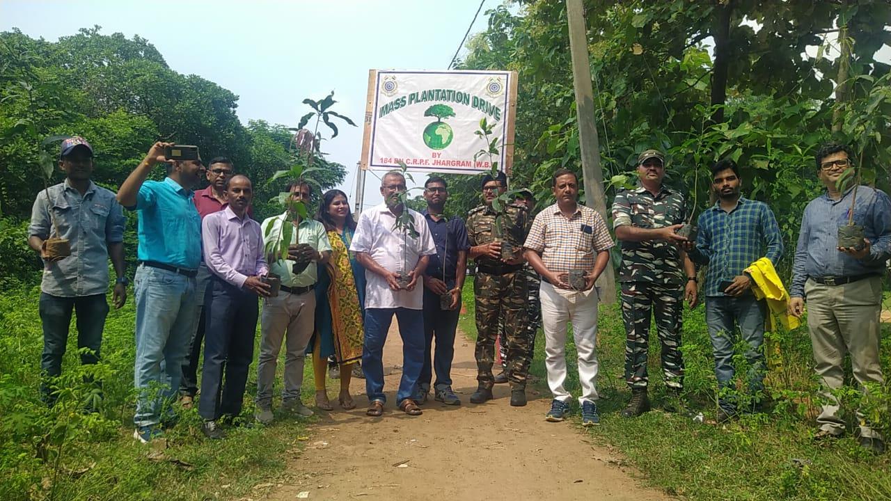 Mass Tree Plantation drive organised by WBS
